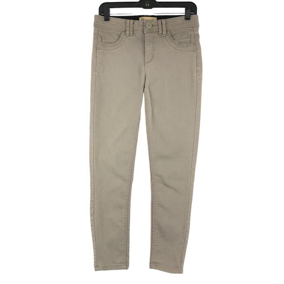 Democracy Ab Technology Womens Size 2 Pants Jeans Brown Straight Leg Stretch - Picture 1 of 11